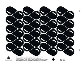 Čierne kvapky / 4,5 CM