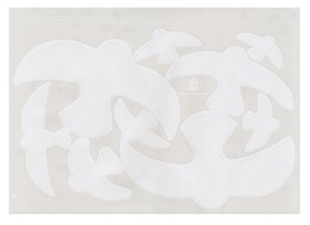 Biele plnofarebné siluety/ rôzne veľkosti