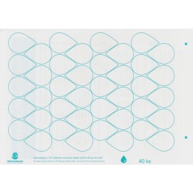 UV transparent kvapky: priesvitné nálepky s UV efektom