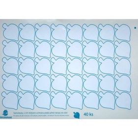 UV transparent list: priesvitné nálepky s UV efektom